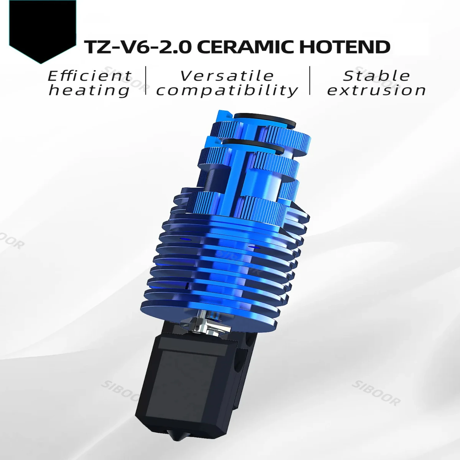 

Обновление V6 Hotend Kits Hotend Экструдер TZ-V6-2.0 Экструзионные аксессуары Высокоскоростная печать для 3D-принтера VORON Prusa