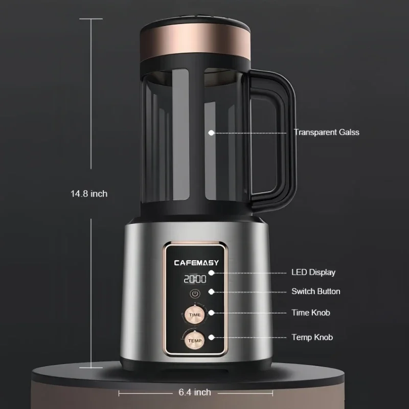 220V Automatic Coffee RoasterSmall Hot Air Coffee RoasterHome Coffee Bean MachineElectric Bean Roasters