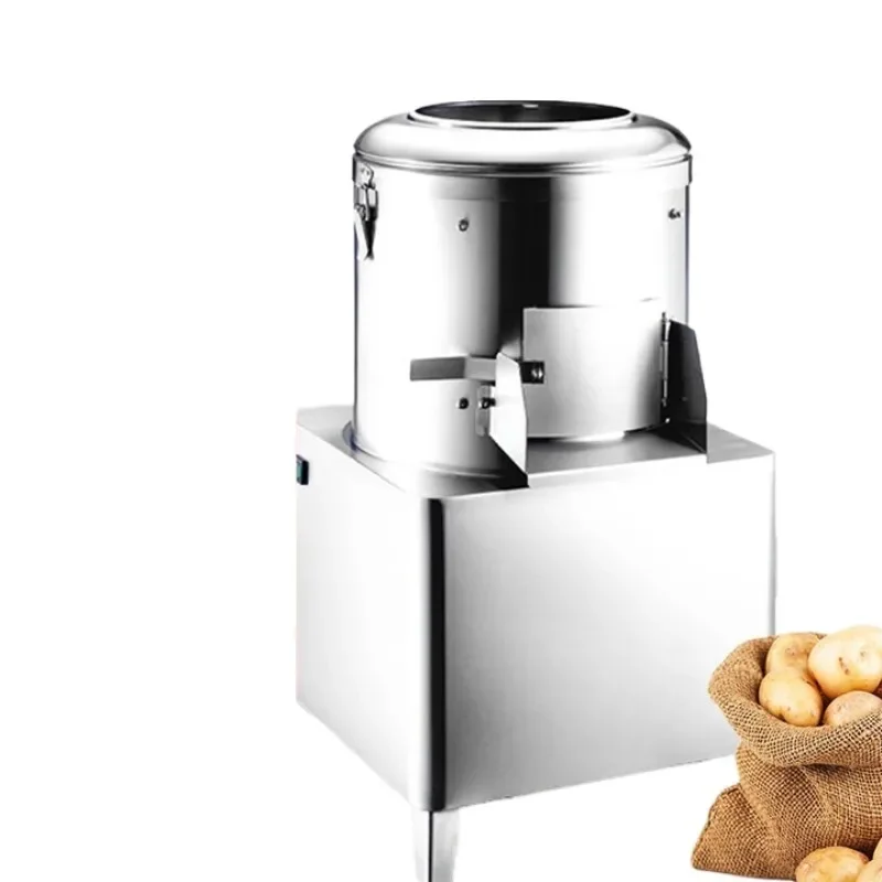 

Potato peeling machine Commercial automatic peeling machine Potato taro ginger radish peeling machine New upgraded thickened