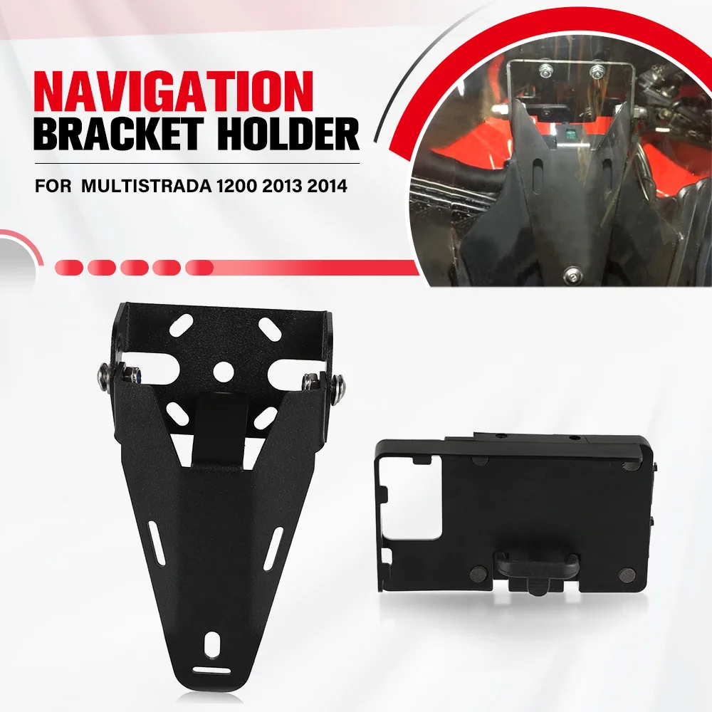 

For DUCATI MULTISTRADA 1200 2013 2014 Multistrada 1200 Motorcycle GPS Phone Holder Stand Bracket GPS Navigation Bracket Holder