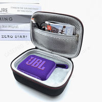 EVA Case for JBL Go4 Speaker Bag Shockproof Anti-scratch Travel Protective Bag Hard Carry Case(speaker Not Included)