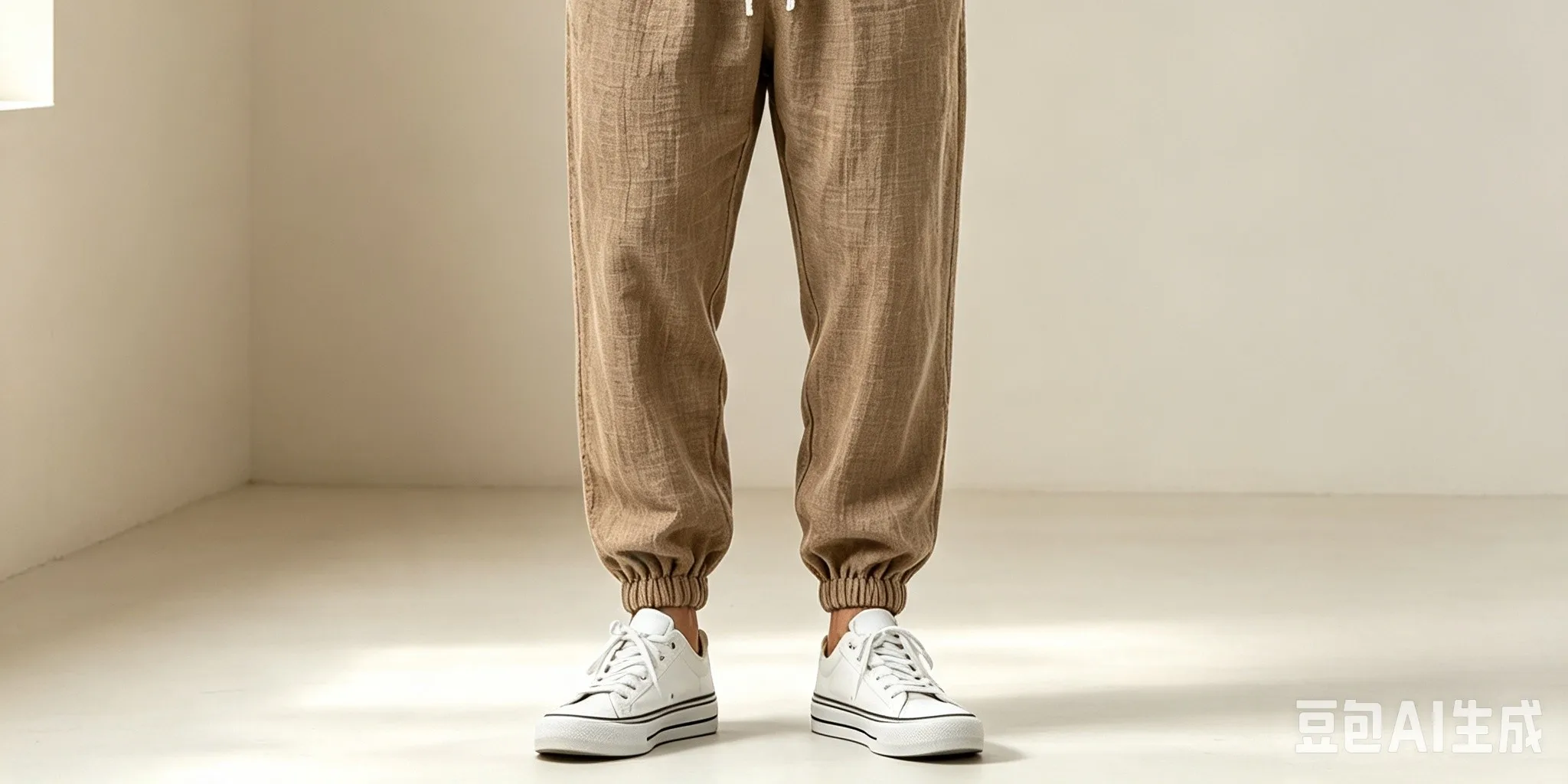 Herren 2-teiliges Freizeitset, einfarbig, Kurzarmhemd mit Knöpfen und lange Hose, Sommer-Outfit, Streetwear-Trainingsanzug – Detail 7