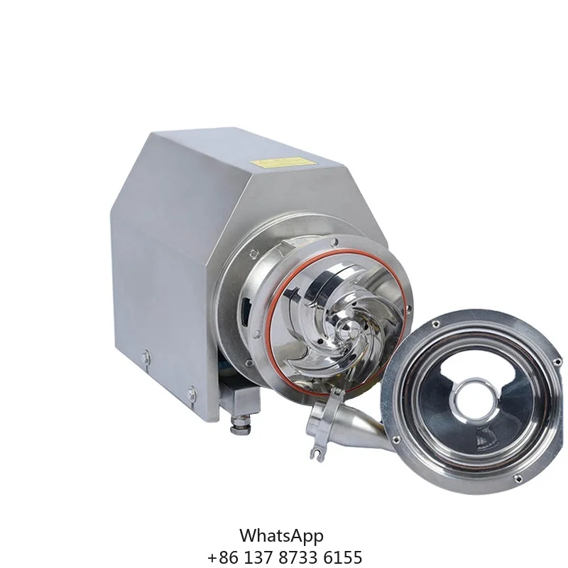 Pompa Sentrifugal Cairan Stainless Steel Saniter SS304 SS316L Untuk Peralatan Pembuatan Bir