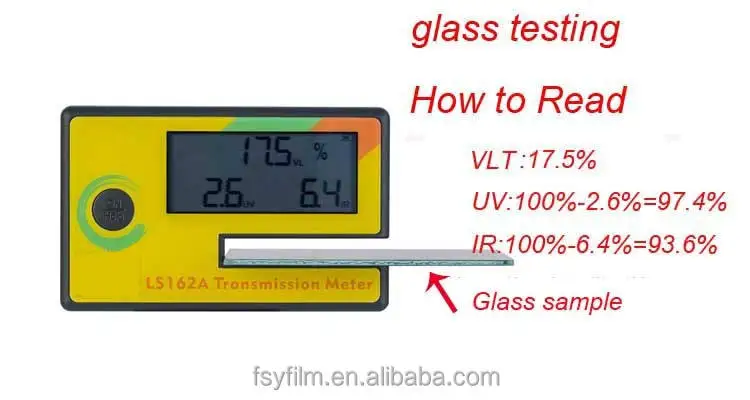 Car Film Tint Reader   Solar Irhd Uv Transmission and Power Window Tint Meter Tools  Tester