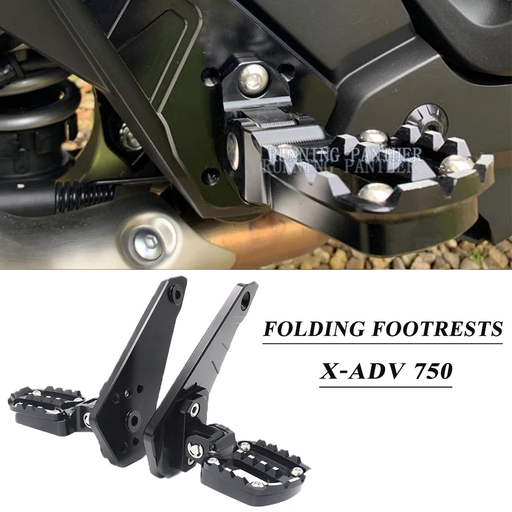 

For HONDA X-ADV 750 XADV 750 X ADV 750 X-ADV 750 2021 Motorcycle accessories Folding Rear Foot Pegs Footrest Pedal Passenger