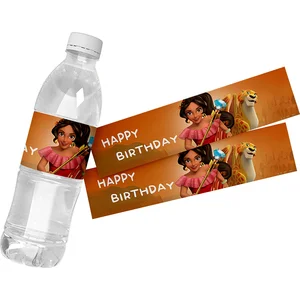 Impermeável Disney Sofia de Avalor Birthday Decor, Garrafa De Água, Etiquetas Da Caixa, Adesivos, Embrulho, Crianças, Happy Birthday Party Supplies, 24Pcs 6 principais vendas boneca elena de avalor - №6