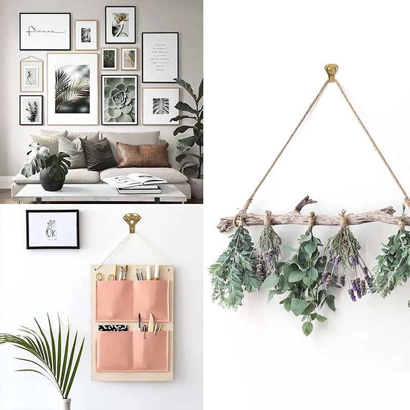 

1pcs High Quality Strong Steel Metal Picture Photo Oil Painting Hook Hanger Hard Wood Solid Wall No Trace Furniture Accessories