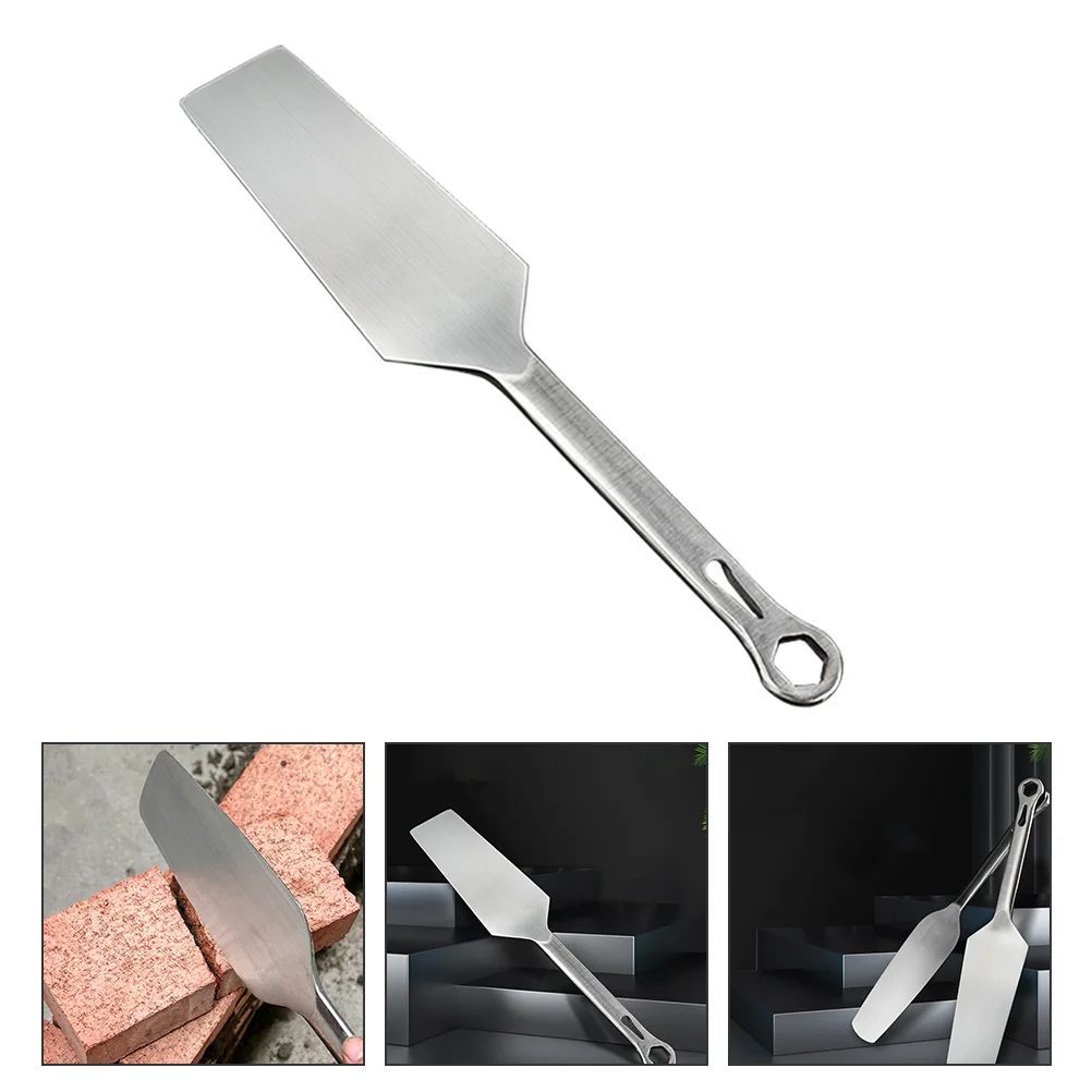 

Multifunctional Brick Knife Paint Spatula Scraper Construction Bricklaying Trowel Putty Stainless Steel