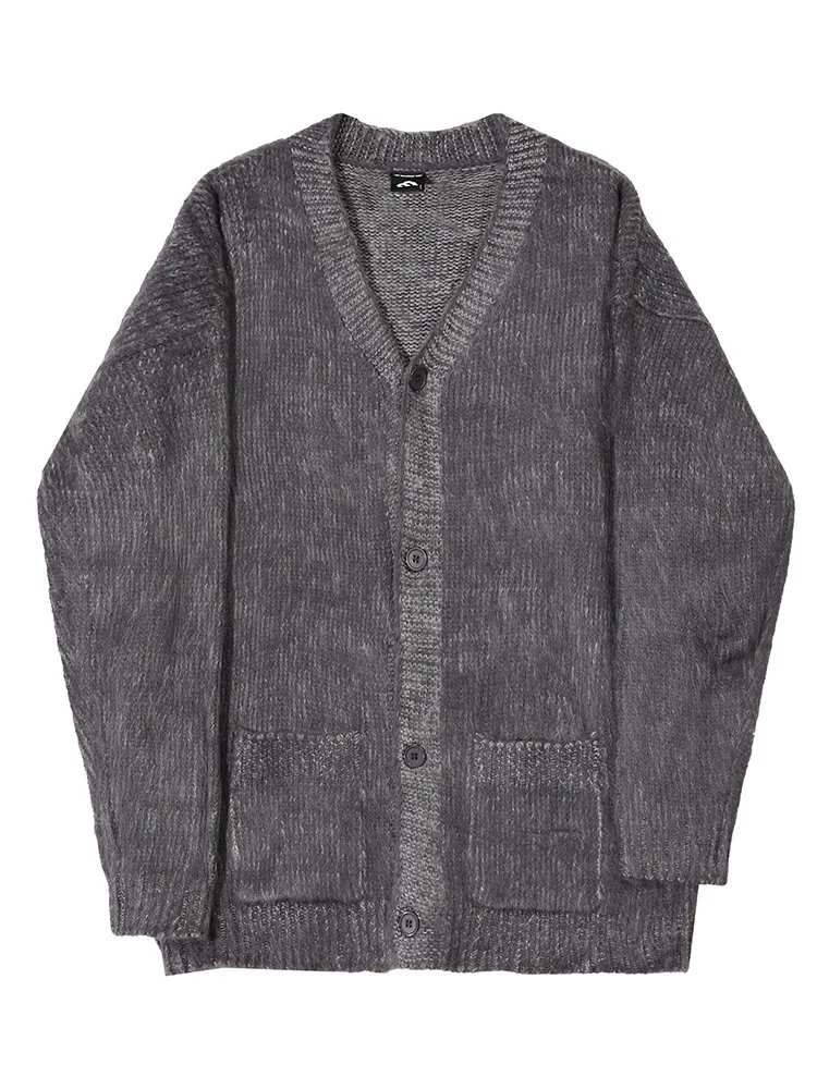 [OIMG] Yamamoto Akayo's Autumn Winter New Simple And Versatile Men's Cardigan Sweater Jacket