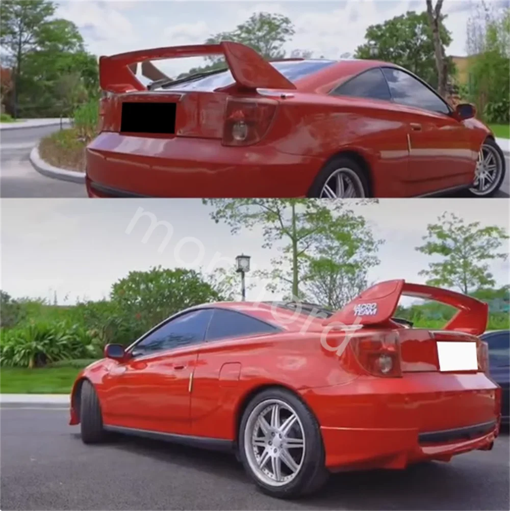 

For TOYOTA CELICA Rear TRUNK SPOILER 2000-2005 WITH LED High Quality ABS Plastic Car Spoiler Trunk Boot Wing Spoiler Black