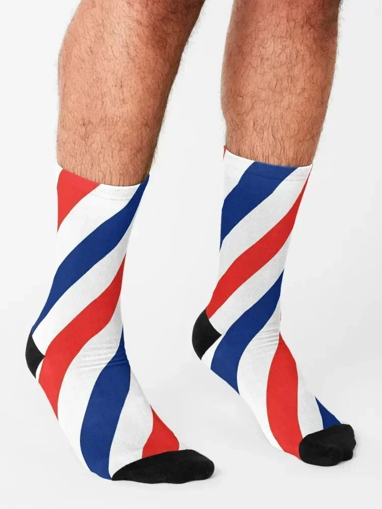 Barber Stripes Socks man Crossfit luxury hip hop Socks Men's Women's