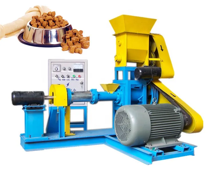 Stainless Steel Dog Floating Fish Chicken Animal Feed Pellet Making Machine Price Floating Fish Pet Food Feed Machinery