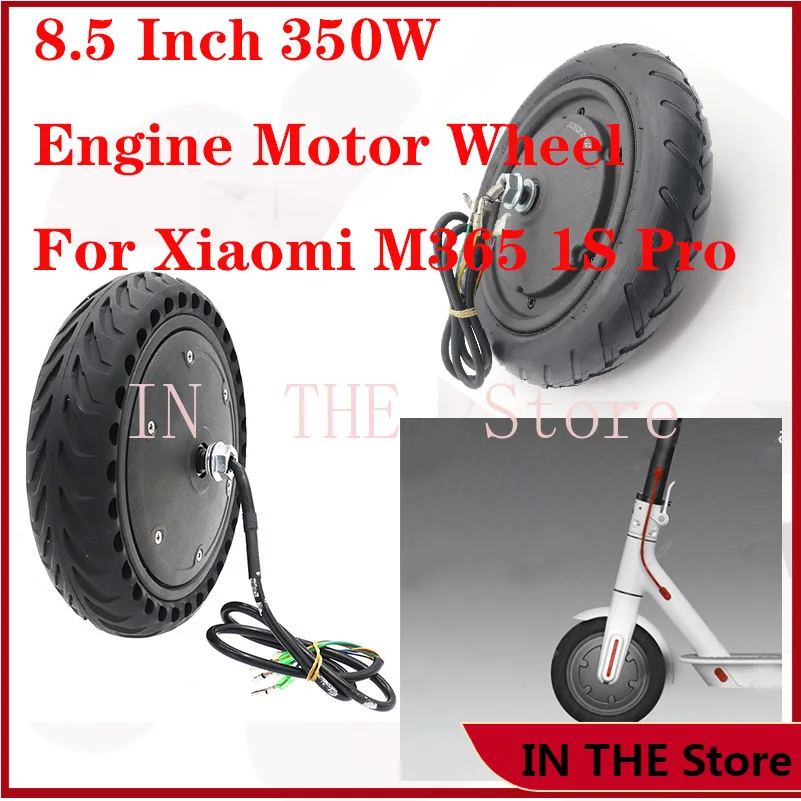 8.5 Inch 350W Engine Motor Wheel For Xiaomi M365 1S Pro Scooter Replacement Accessories Electric  Parts