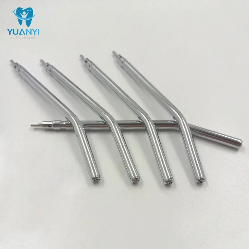 Professional 3 Way Syringe Tips Stainless Steel Syringe Spray Nozzles Tips Air Water Spray Triple Syringe for 3 Way Tube