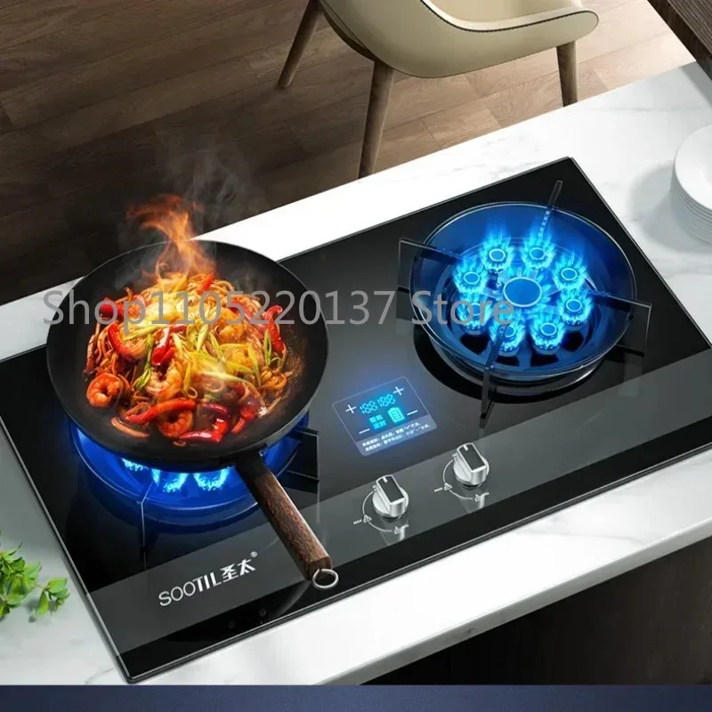 Cooker 2 Burner Countertop Built-in Dual Use Quemadores De Cocina A Cooktop Fierce Fire Power Cocina A Range Stove
