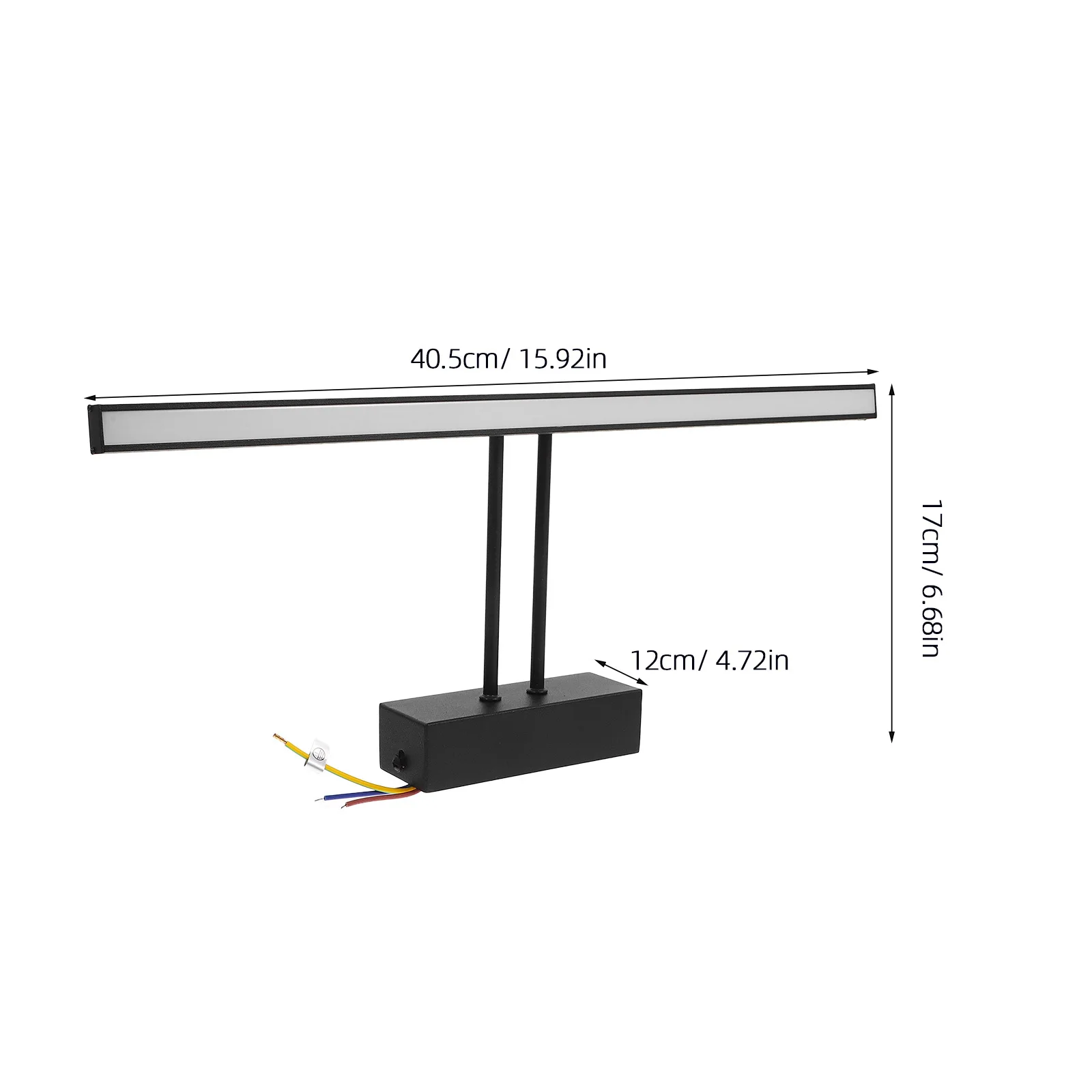 1 قطعة مرآة الجدار مصباح LED ماكياج ضوء الحمام غرفة نوم غرفة المعيشة سهلة التركيب تصميم أنيق مرآة ضوء أضواء ماكياج #5