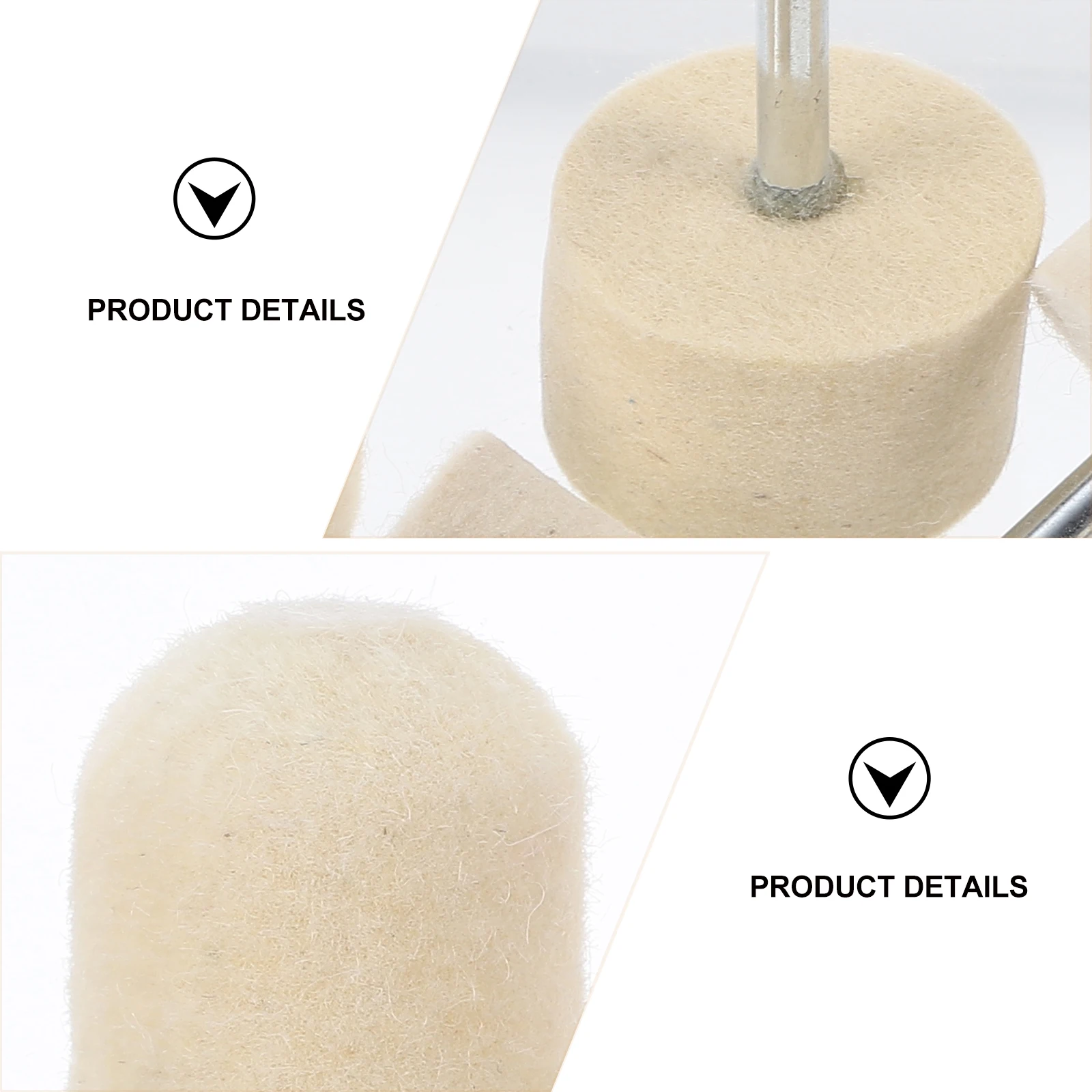 

8pcs Polishing Buffing Wheel Pad Set 8 Sizes Replacement Rollers For Electric Buffer Nail Polisher Accessories Buffing Wheel