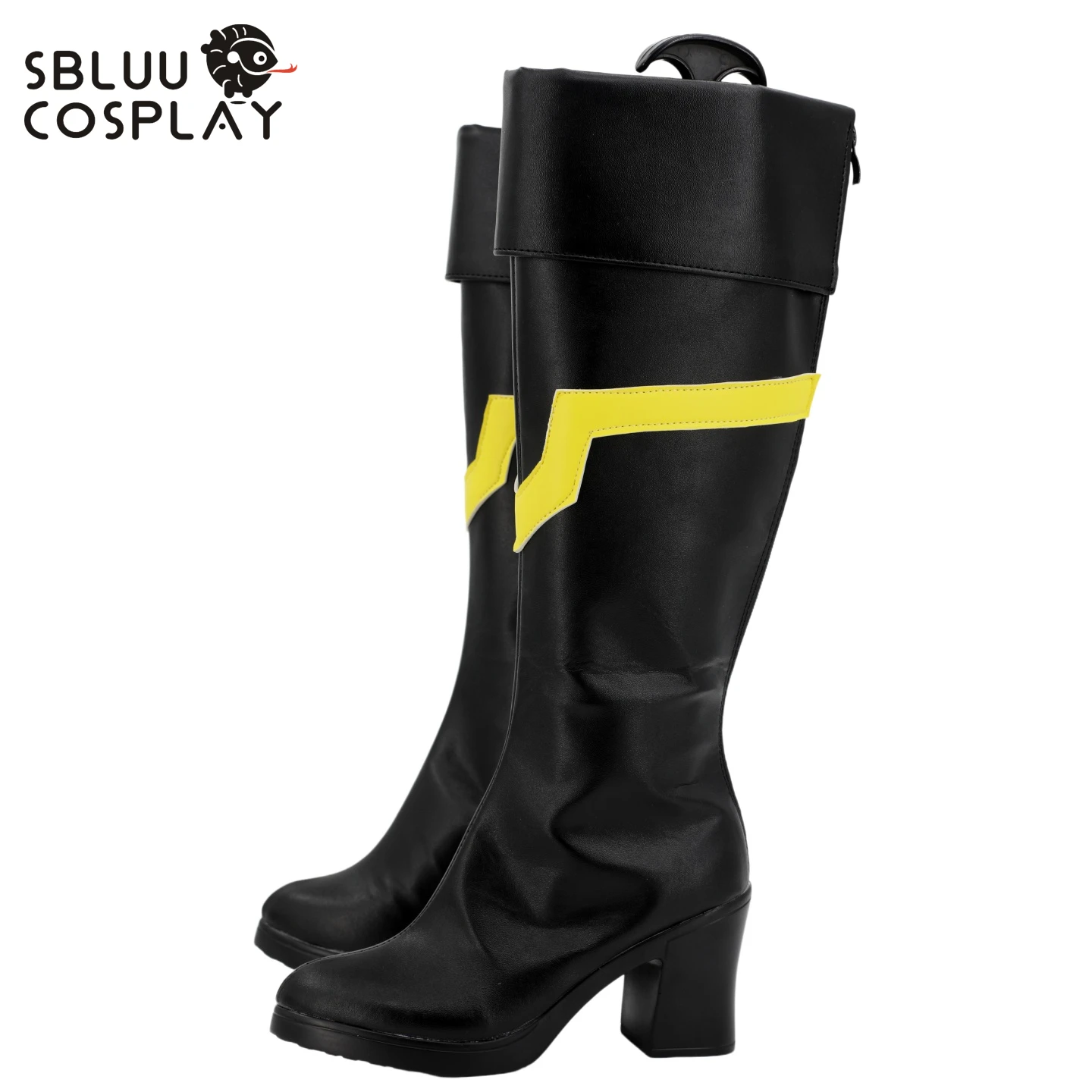 SBluuCosplay Anime Cos Luminous Valentine Cosplay Shoes High Heeled Halloween Party Custom Made Boots