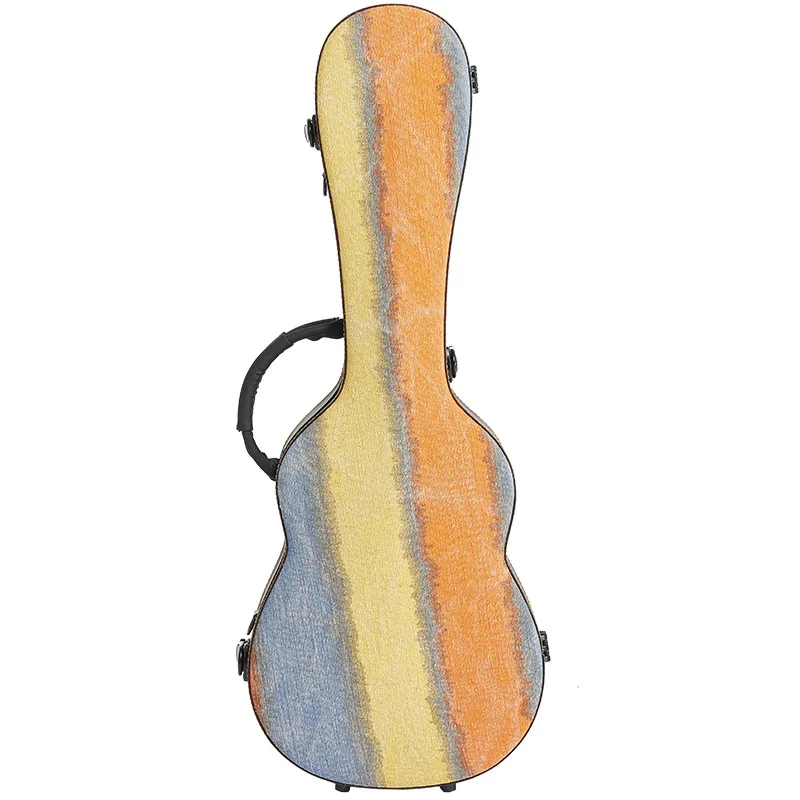 Ukulele Case 27 Inch, Glass Fiber 4 String Ukulele Hardshell, Fashionable Guitar Instrument Box, Trendy and Durable Protection