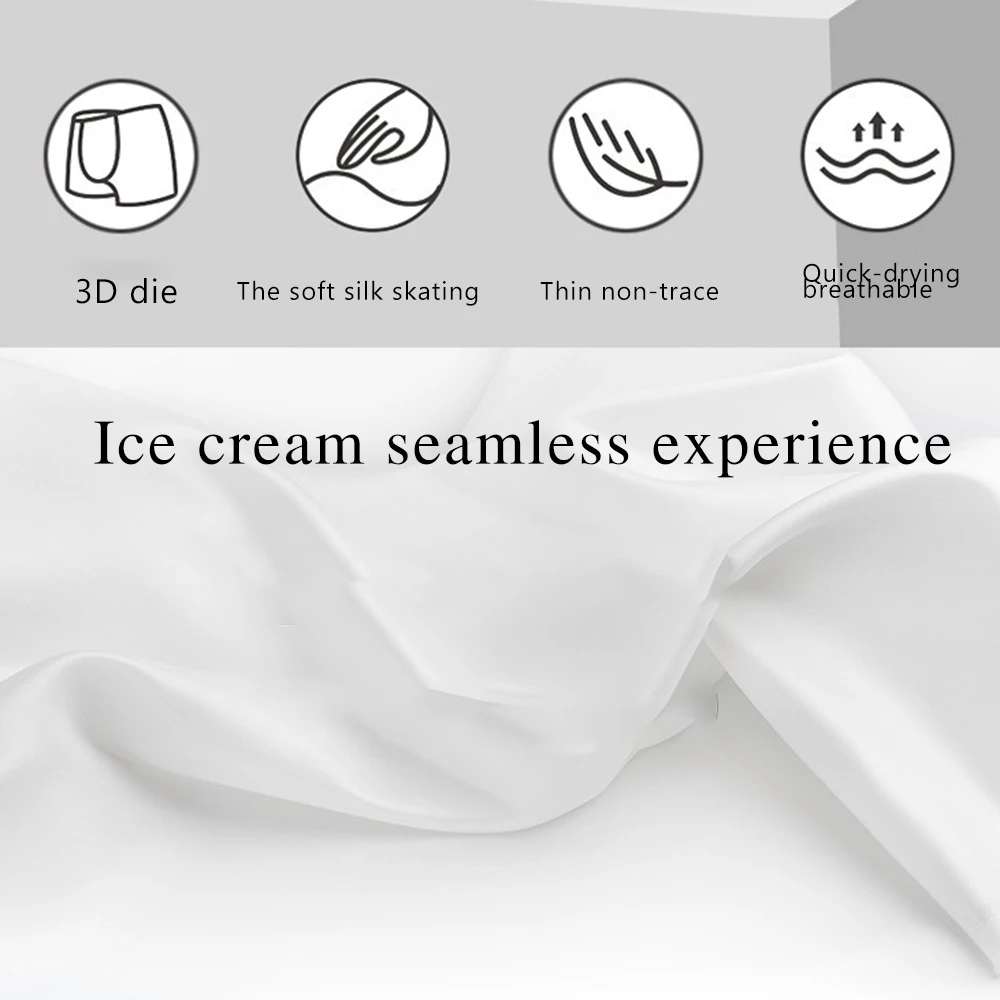 

Fashion Sissy Underwear Underpants Bikini Boxer Briefs Knickers Men's Seamless Sexy Trunks Breathable Bulge Pouch