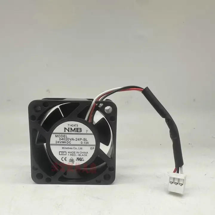 

Бесплатная доставка, оригинальный 04020VA-24P-BL 4020 24 В 0,13 А 4 см, подходит для инверторного охлаждающего вентилятора Yaskawa