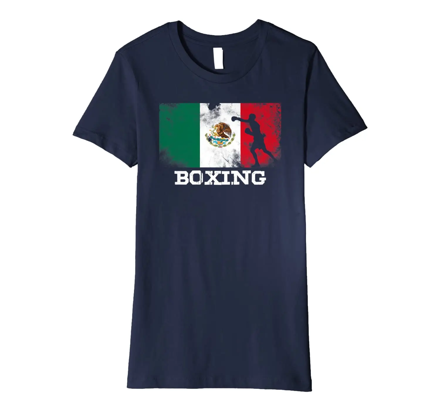 Mexico Flag Boxing Boxer Combat Sport Silhouette T Shirt. New 100% Cotton Short Sleeve O-Neck Casual T-shirts Size S-3XL