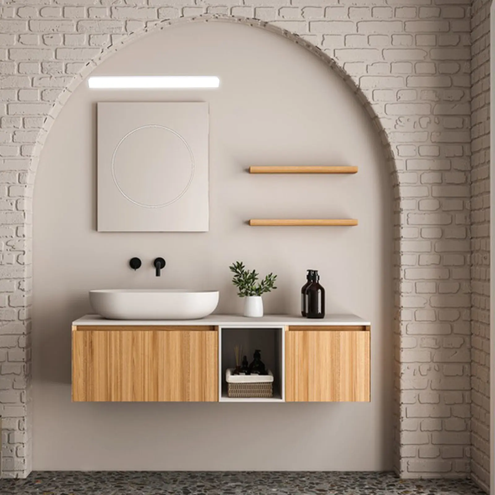 Led Light Fixtures Ceiling Mount Kitchen Cabinet Lights Bedside Wall Bathroom over Mirror view 4