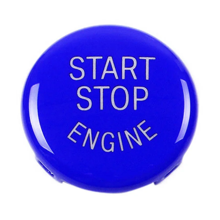 Car Engine Start Stop Switch Button Stickers fit for BMW X5 E53 E70 X6 E71 E72 X3 E83 X1 E84  E60 E93 E81 E87 Accessories 1pcs