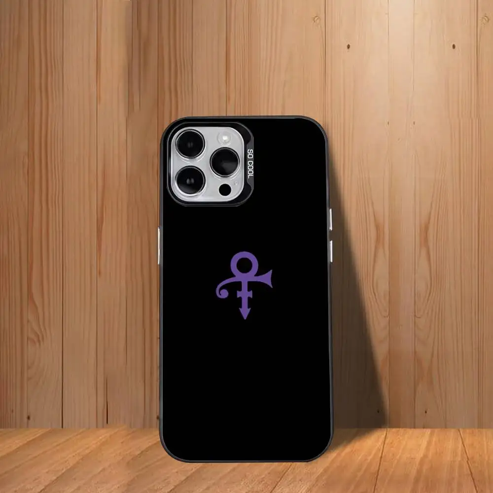 حافظة هاتف Prince R-Rogers N-Nelson لهاتف iPhone 17,16,15,14,13,12,11,Mini,Pro,SE,MAX غطاء أبيض غير لامع مقاوم للصدمات