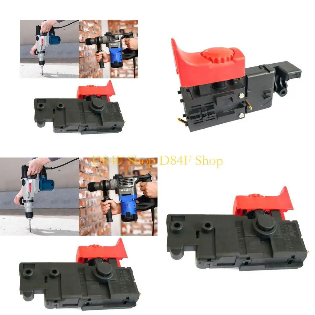 

D84F for Gsb13 RE Adjustable Electric Drill Switch Red + Black Color （1 Piece)