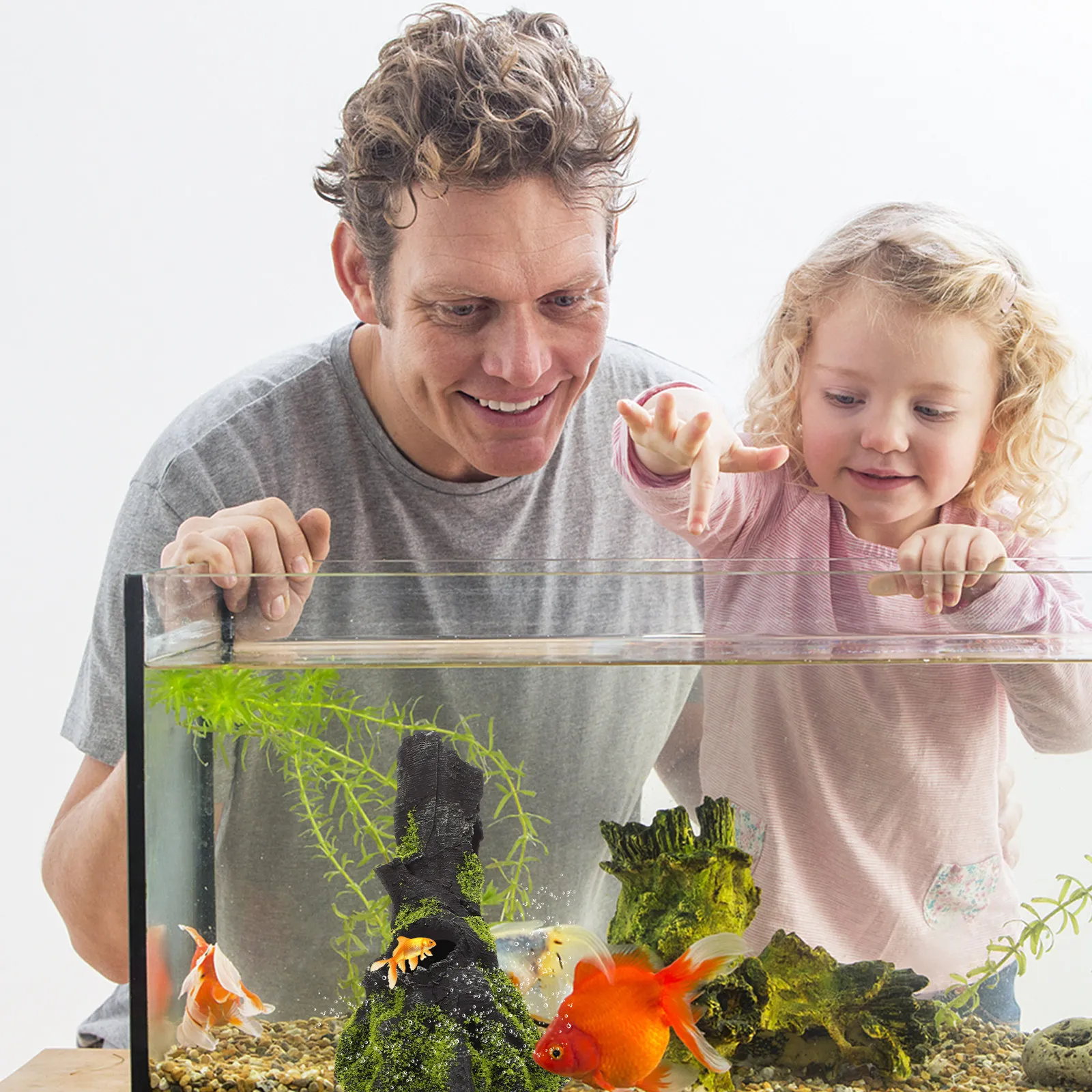 Realistic Resin Tree Root Craft Fish Tank Adornment Fish Hiding Place Decorative Aquarium Supplies Natural Atmosphere