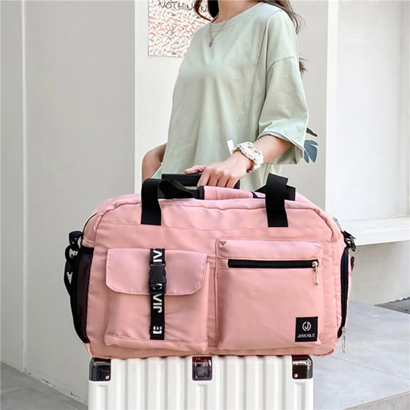 Women\'s Travel Handbag Casual Sport Bags Female 2024 Large Capacity Shoulder Crossbody Luggage Bag Multi-Function Travel Bags