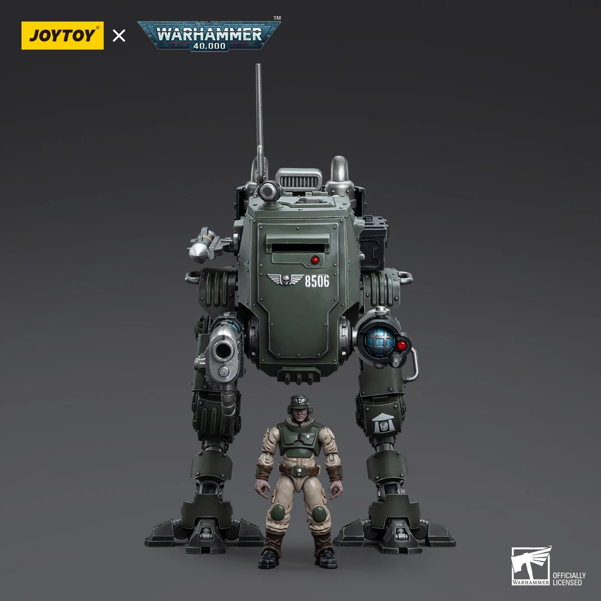 JOYTOY JT8940 Warhammer 40k 1: 18 Astra Militarum Cadian Armoured Sentinel