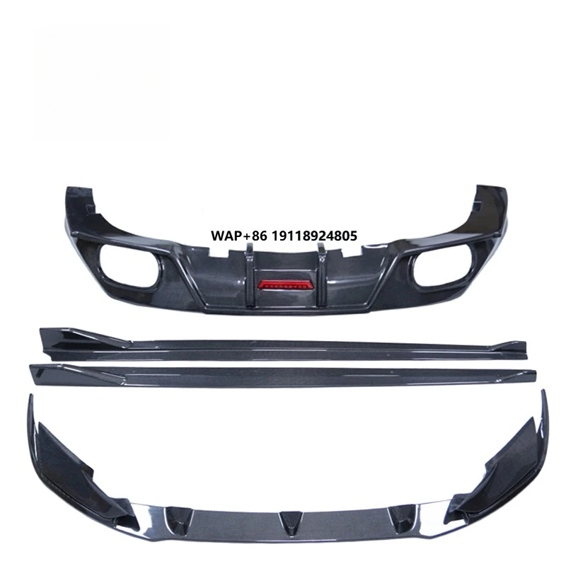 

For Z4 G29 MP Style Carbon Fiber Body Kit Front Bumper Lip Side Skirts Diffuser Spoiler