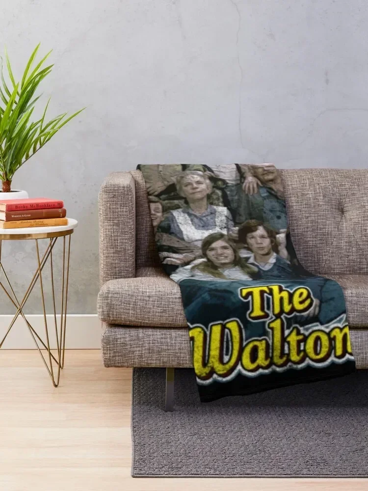 The Waltons T-ShirtThe Waltons, distressed Throw Blanket blankets ands christmas gifts Nap Soft Plaid Blankets