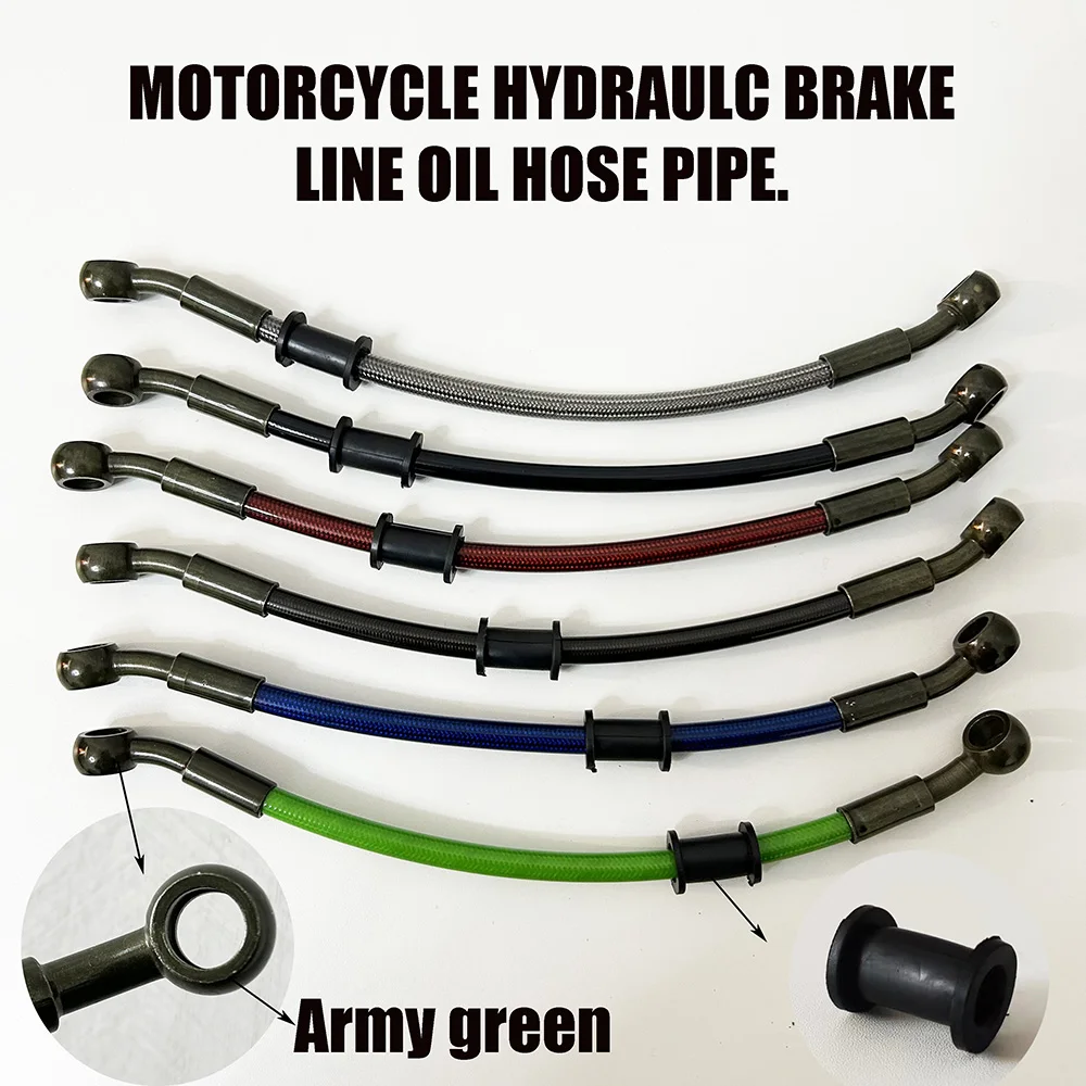 

28 degre 100 To 5000mm Hydraulic Brake Hose DOT oil Pipe Line Braided Cable 10mm Banjo Motorcycle Dirt Bike Clutch Oil Pipe