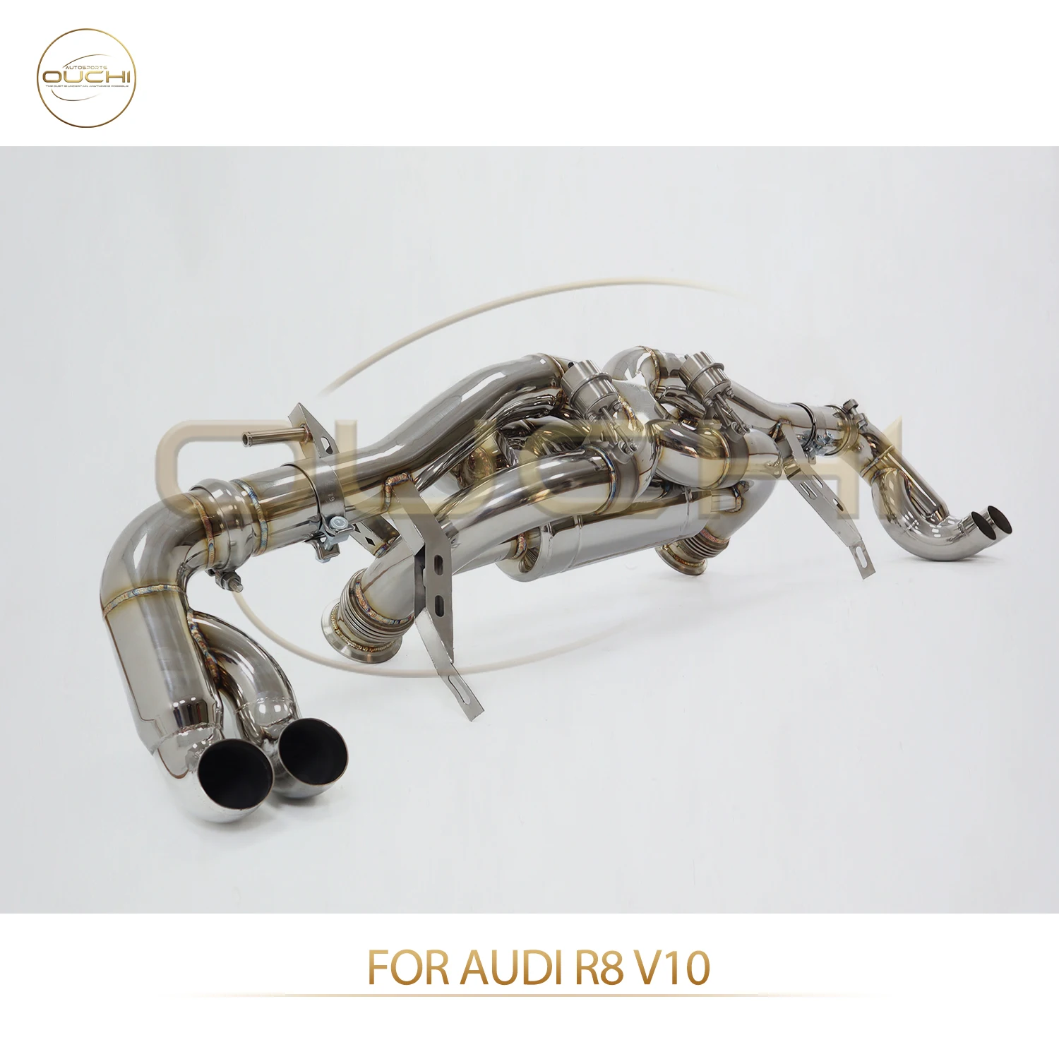 

OUCHI Stainless Steel Catback Exhaust System For AUDI R8 V10 Performance Upgrade Automotive Accessory