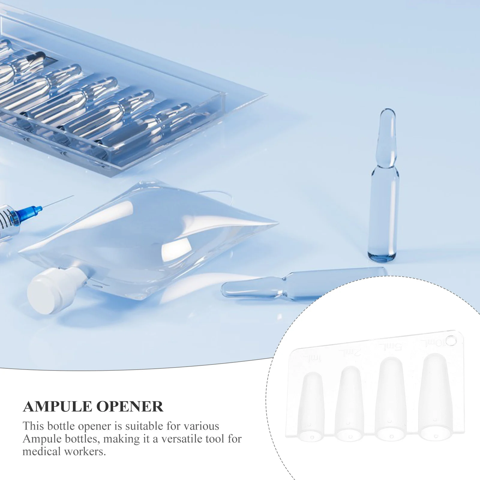 

Opener Professional Vial Breaker Nurse Helper Plastic Ampoule Medical Tool Hospital Bottle Opener Reusable
