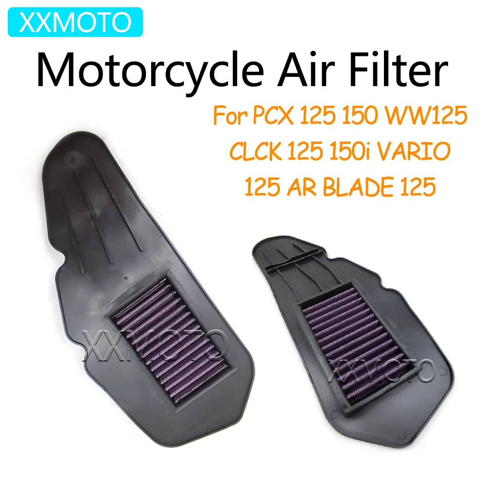 

For HONDA PCX125 WW125 PCX150 CLICK 125i 150i VARIO125 AIR BLADE125 PCX 125 150 High Flow Motorcycle Air Filter Intake Cleaner