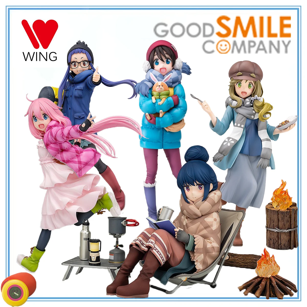 

In Stock Original Wing Prepainted Yurucamp Shima Rin Kagamihara Nadeshiko Inuyama Aoi Saitou Ena Oogaki Chiaki Chikuwa Kawaii