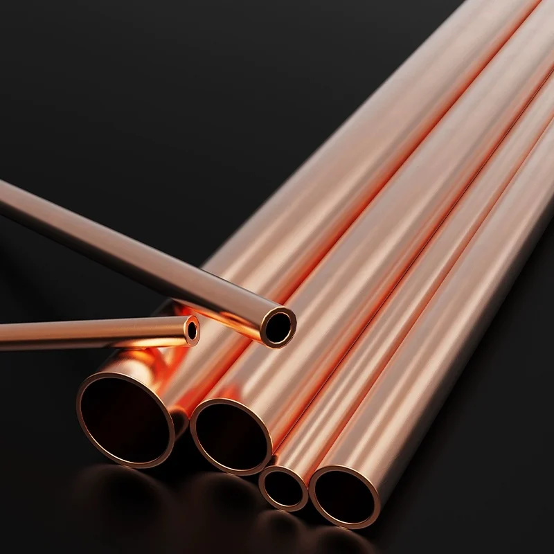 Copper Pipe Hollow Straight Round Tubule Copper Tube Thin-Wall Wall Thickness 1mm Length 300mm 1pcs