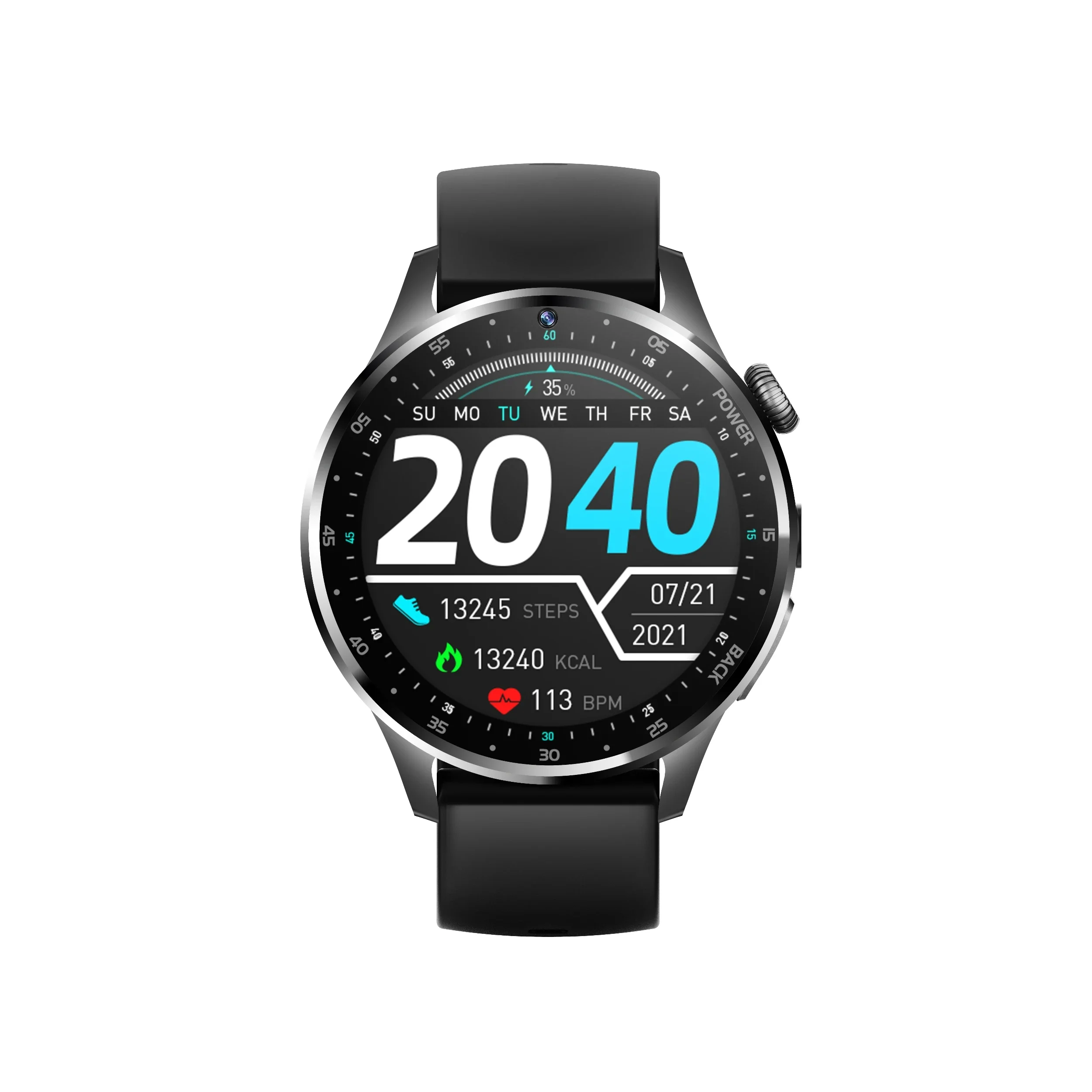 4G Elderly Smart Watch With Anti-Lost GPS Wifi LBS Location Tracker Round HD Amoled Screen Video Phone Call SOS Alarm Pedometer