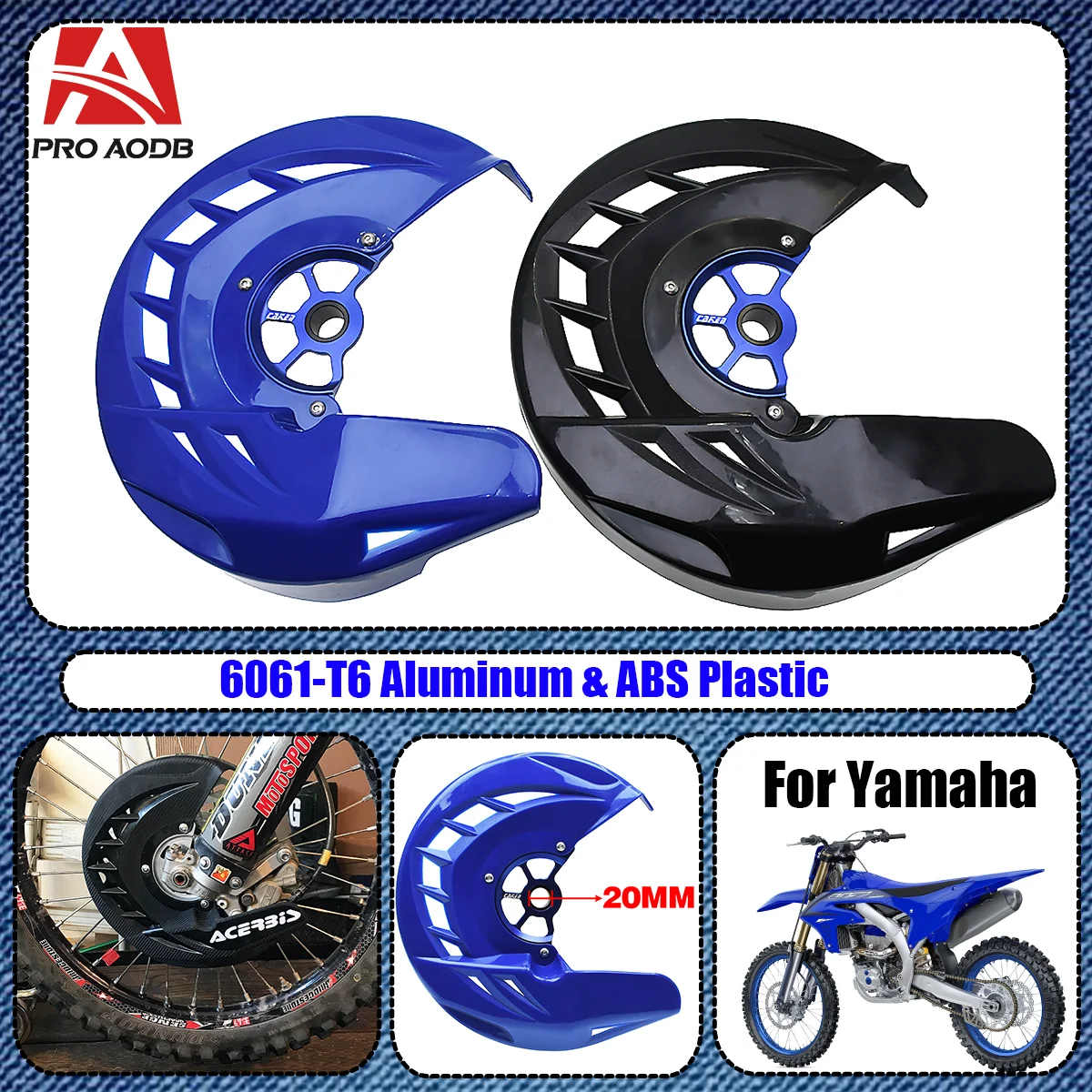 

Front Brake Disc Guard Cover Protector For YAMAHA WR125 250 250F 450F YZ250FX YZ450FX YZ250 250F YZ450F YZ125X YZ250X 2003-2021