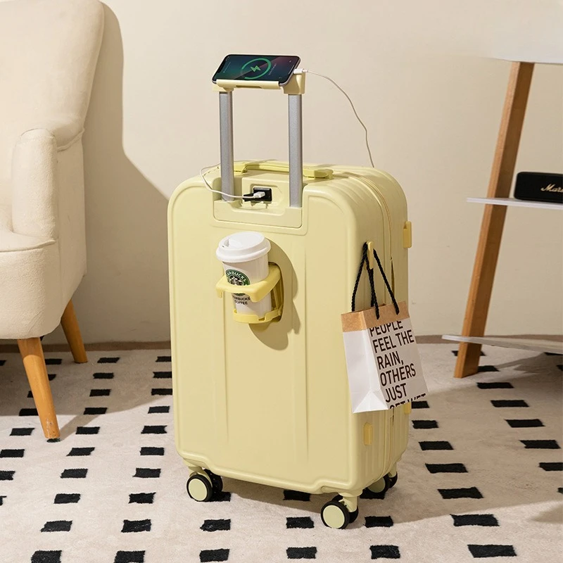 

18 Inch Carryon Luggage TSA Approved Lock Hardshell Spinner Suitcase Lightweight Scratchproof Stylish Maleta De Maquillaje