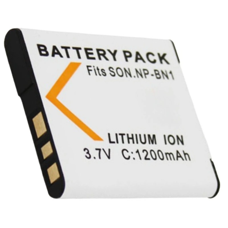 Newest NP-BN1 3.7V 1200mAh Lithium-ion Rechargeable Battery for Sony TX5 TX100 W320 W810 W570 W350D High Quality Camera Battery
