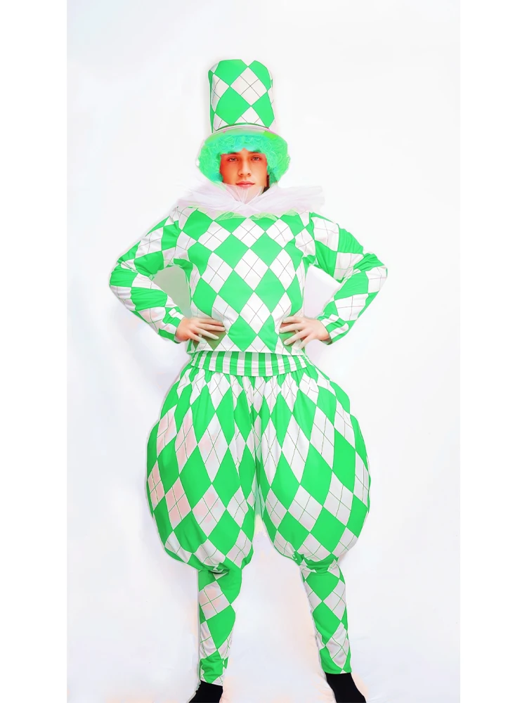 Costume de Clown d'halloween pour adultes, Costume de carnaval, déguisement de parc d'attractions, C