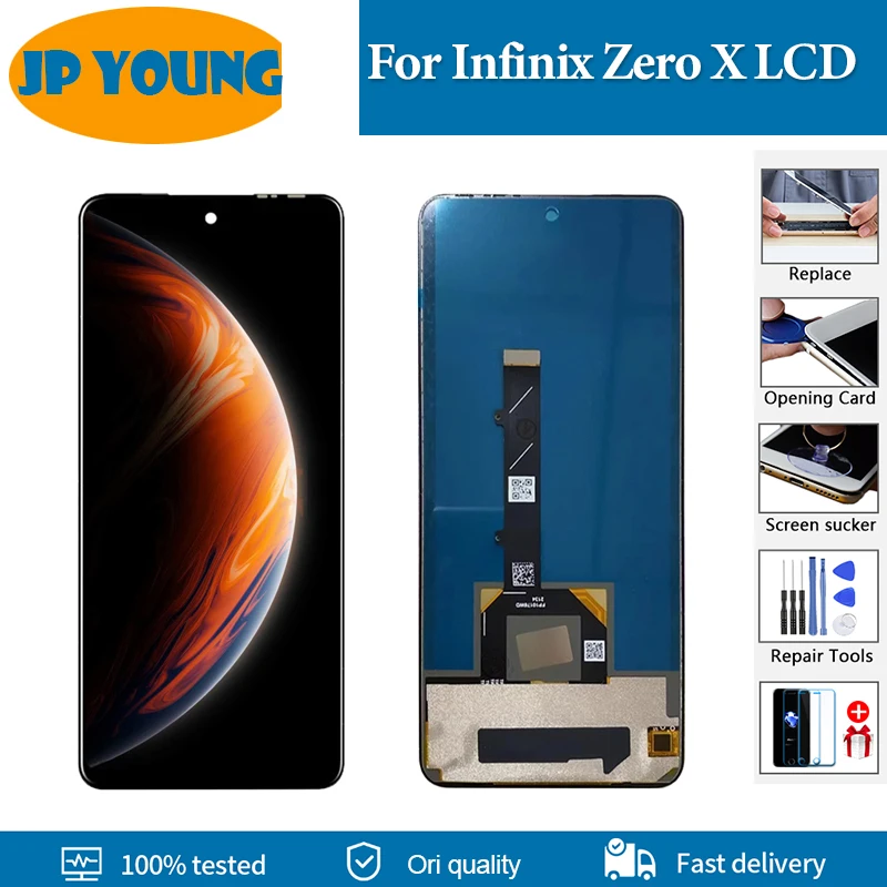 

6.67" AMOLED For Infinix Zero X LCD Display Screen Touch Panel Digitizer For Infinix Zero X X6811B LCD Screen Replacement Parts