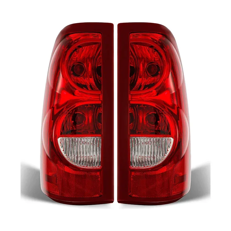 Pair Left&Right For Chevrolet Silverado 2003 2004 2005 2006 Tail Lamp Assembly Rear Taillight Warning Light Reversing Light