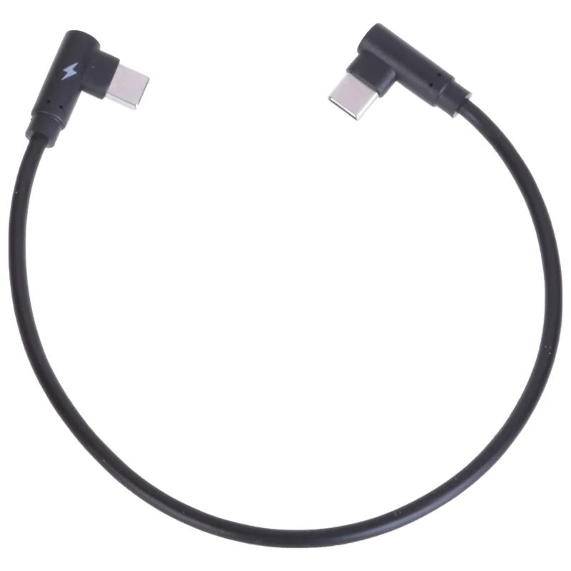 Kabel USB Male to Male 30cm Tipe Siku 90 Derajat 40W Pengisian Cepat 2025