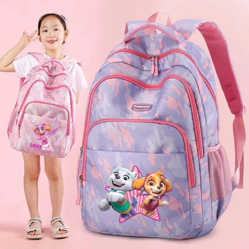 Mochila para estudiantes de la patrulla canina, bolso escolar de primaria Skye Everest, bolsas de libros con estampado de perro de dibujos animados de gran capacidad, regalos divertidos de cumpleaños